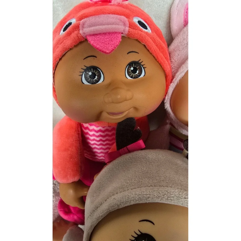 Cabbage Patch Kids Cuties Doll Lot of 5 Unicorn Reindeer Tiger Lion Flamingo